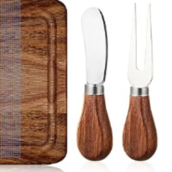 NIB gorgeous acacia wood cutting board - Picture 6 of 6